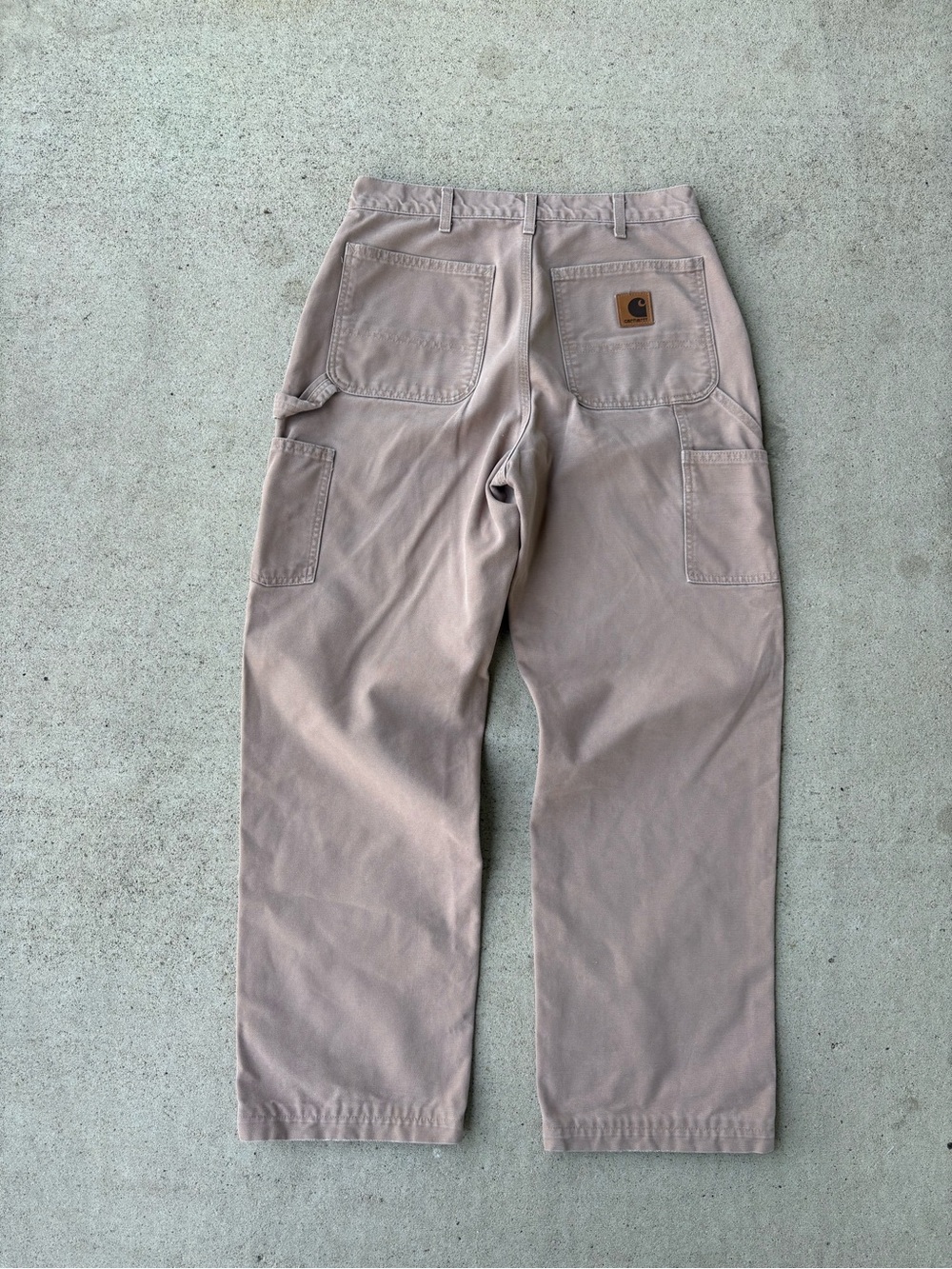 Vintage Carhartt B11 SDL Saddle Canvas Carpenter Pants 30x31 - Picture 1 of 4
